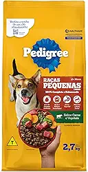 PEDIGREE Ração Carne e Vegetais Cães Adultos Raças Pequenas e Minis 2,7 kg