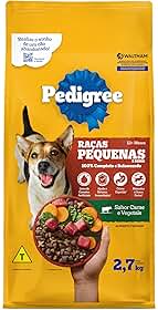 PEDIGREE Ração Carne e Vegetais Cães Adultos Raças Pequenas e Minis 2,7 kg
