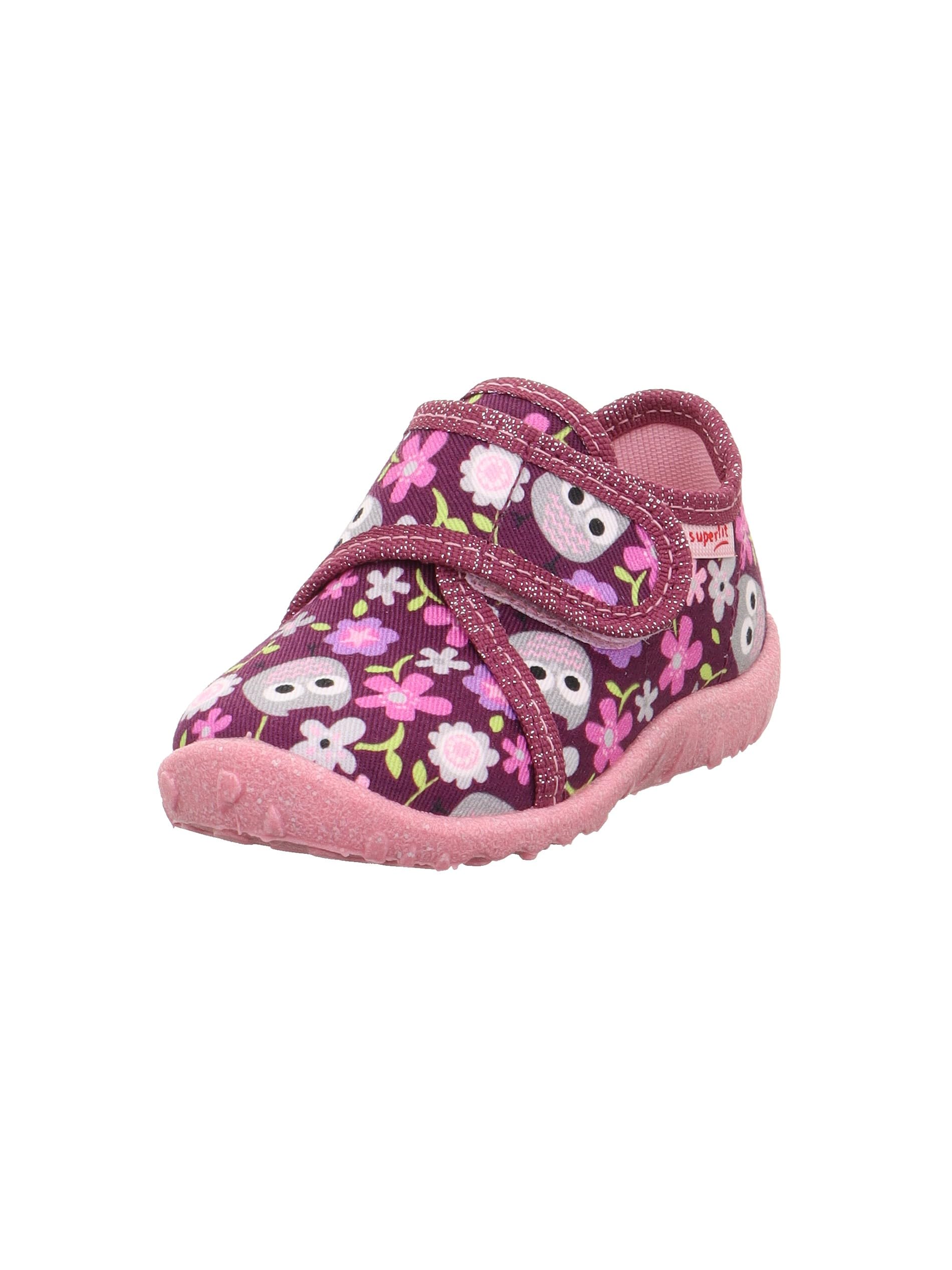 Superfit Boys Girls Spotty Slippers, 18 EU, red, 2 UK Child