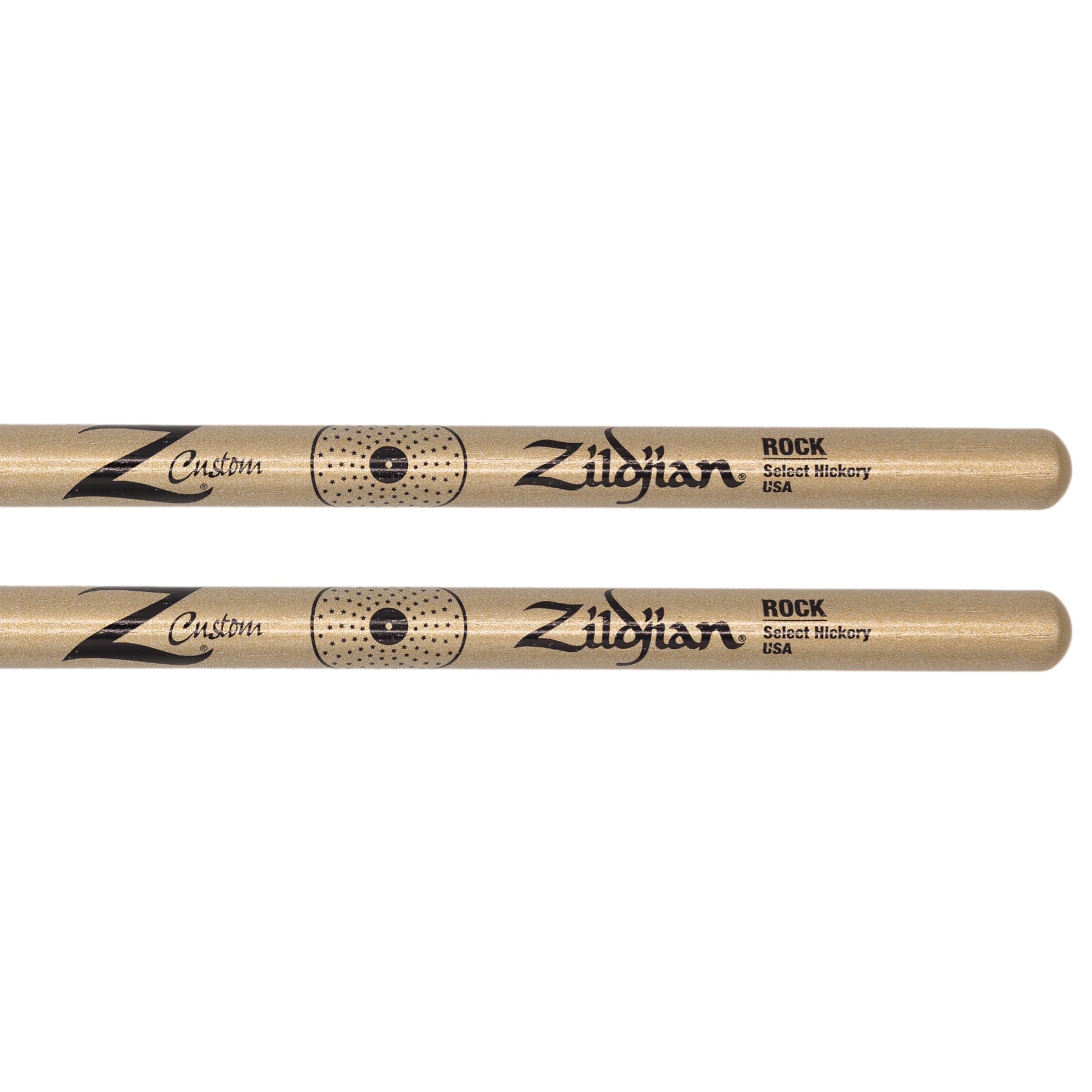 Z Custom Limited Edition - Rock Gold Chroma Nylon Tip Drumsticks (ZRKCGN-ZC) - Image 2
