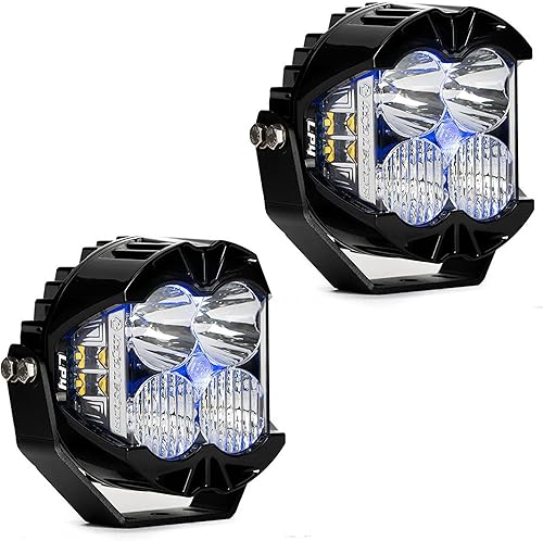 Miniatura 6 de Baja Designs LP4 Pro - Cápsulas de luz LED (2) luces LED (lente puntual transparente)