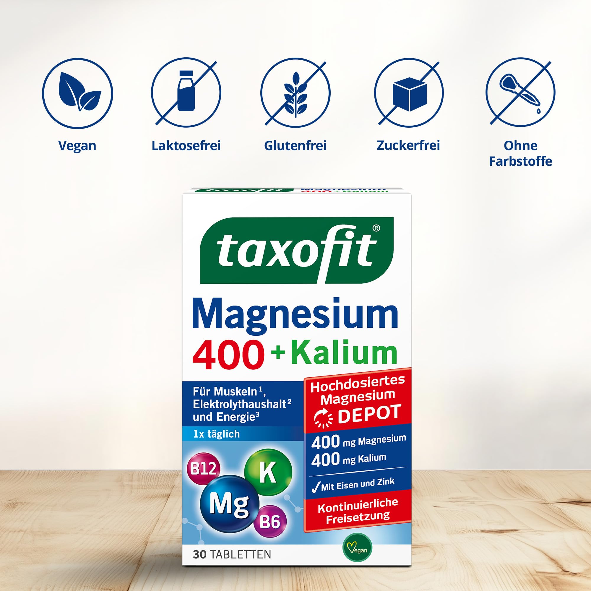 taxofit Magnesium + Kalium Tab 5 x 30 St.