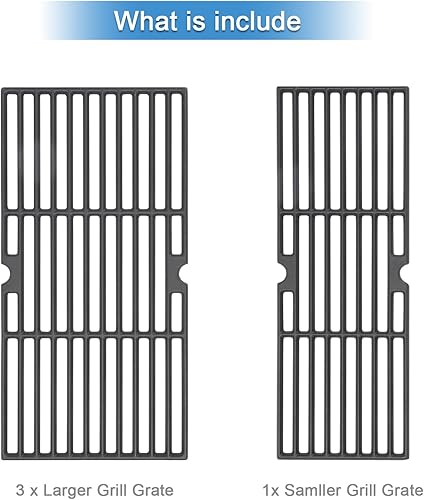 Miniatura 5 de Rejillas de cocción para parrilla Charbroil Performance - 6 quemadores 463244819, rejillas de parrilla para parrilla Charbroil 463276517, 463245917,