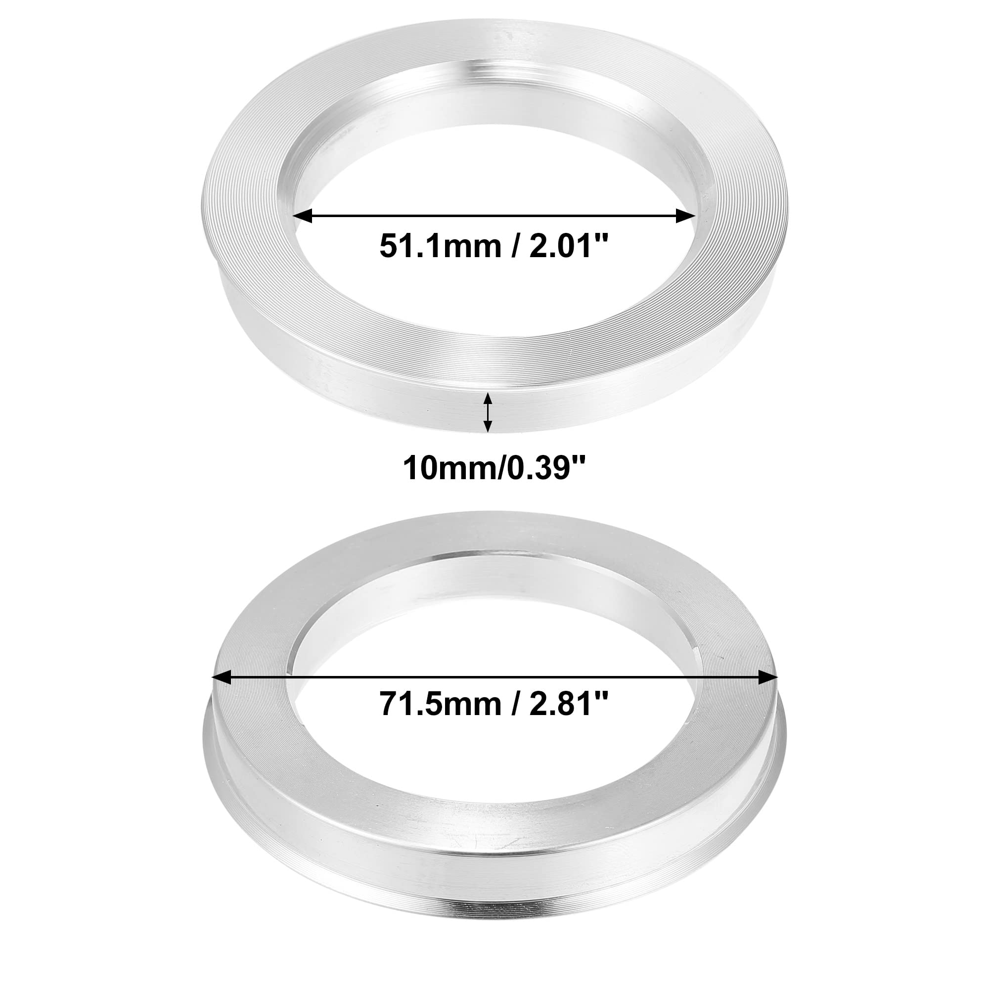 2 Pièces Entretoises De Moyeu Roue 8mm Aluminium - Kit Universel Pour Voitures CFTGIW