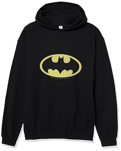 mens Batman Basic Logo Mens Pullover Hoodie