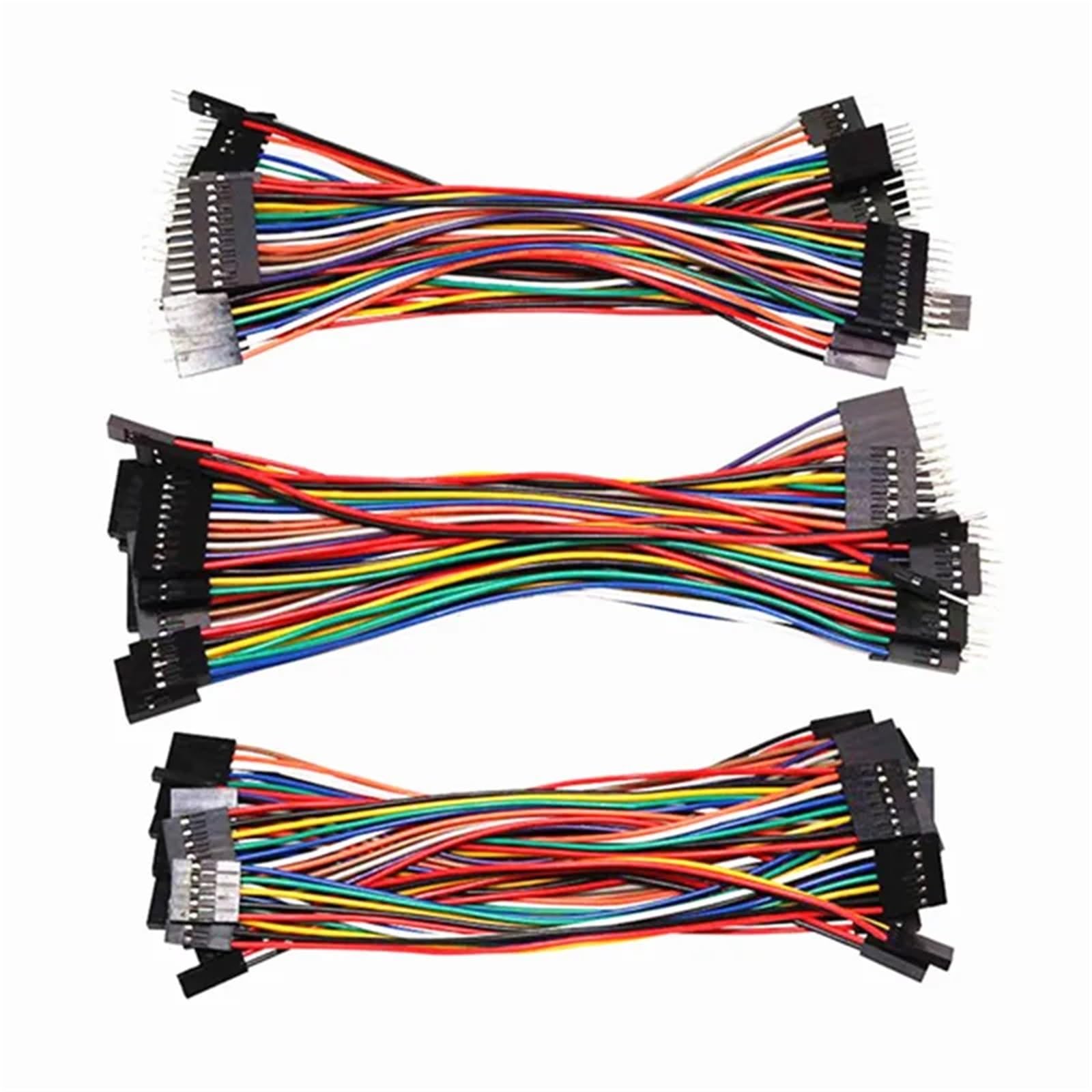 Cavo breadboard passo 2,54 mm da 10 pezzi for pin linea maschio femmina filo jumper fai da te elettronico(Fe to Fe,LENGTH 5CM_1PIN 10PCS)