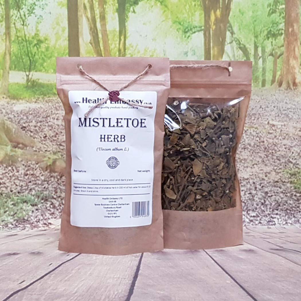 Health Embassy Mistletoe Herb Tea | Viscum Album L | Herbal Tea (100g)