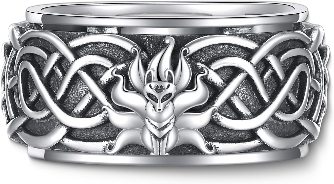 Spinner Ring Sterling Silver Anxiety Rings Jewelry Gifts for Women