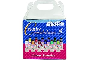 Acrylic Creative Possibilities Jo Sonja Color Set - Contains a Range of Vibrant Colors