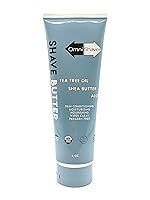 Vista 1 de OmniShaver Shave Butter - Crema de afeitar hidratante para hombres y mujeres Fórmula para piel sensible Tamaño de viaje 6 onzas Aloe, árbol de té