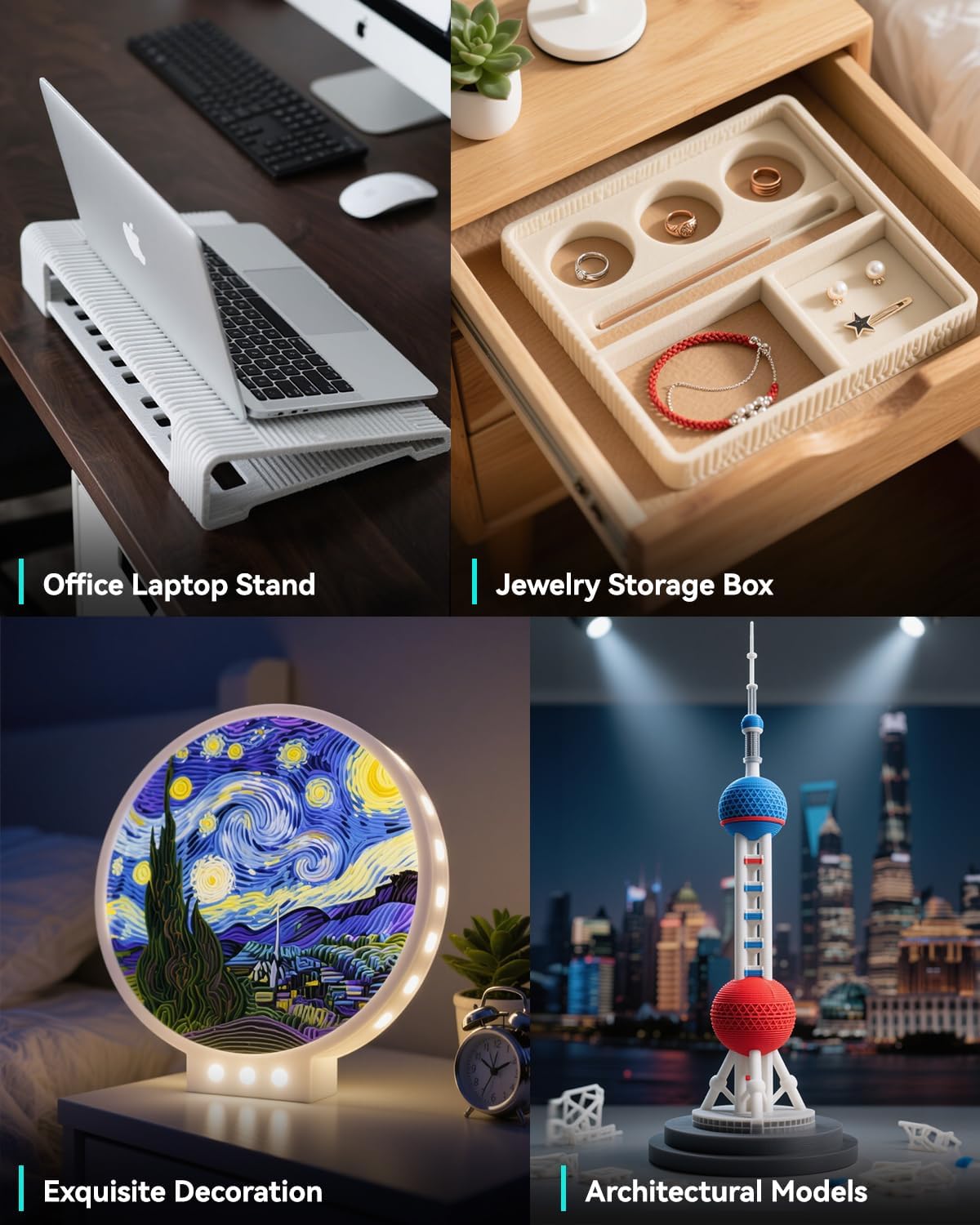 SUNLU Upgrade PLA+2.0 3D Printer Filament, High Speed PLA Plus Filament 1.75mm, 30mm/s - 600mm/s Print Range, Tougher and Stronger, Dimensional Accuracy +/-0.02mm, 1KG Spool(2.2lbs), Black - Image 9