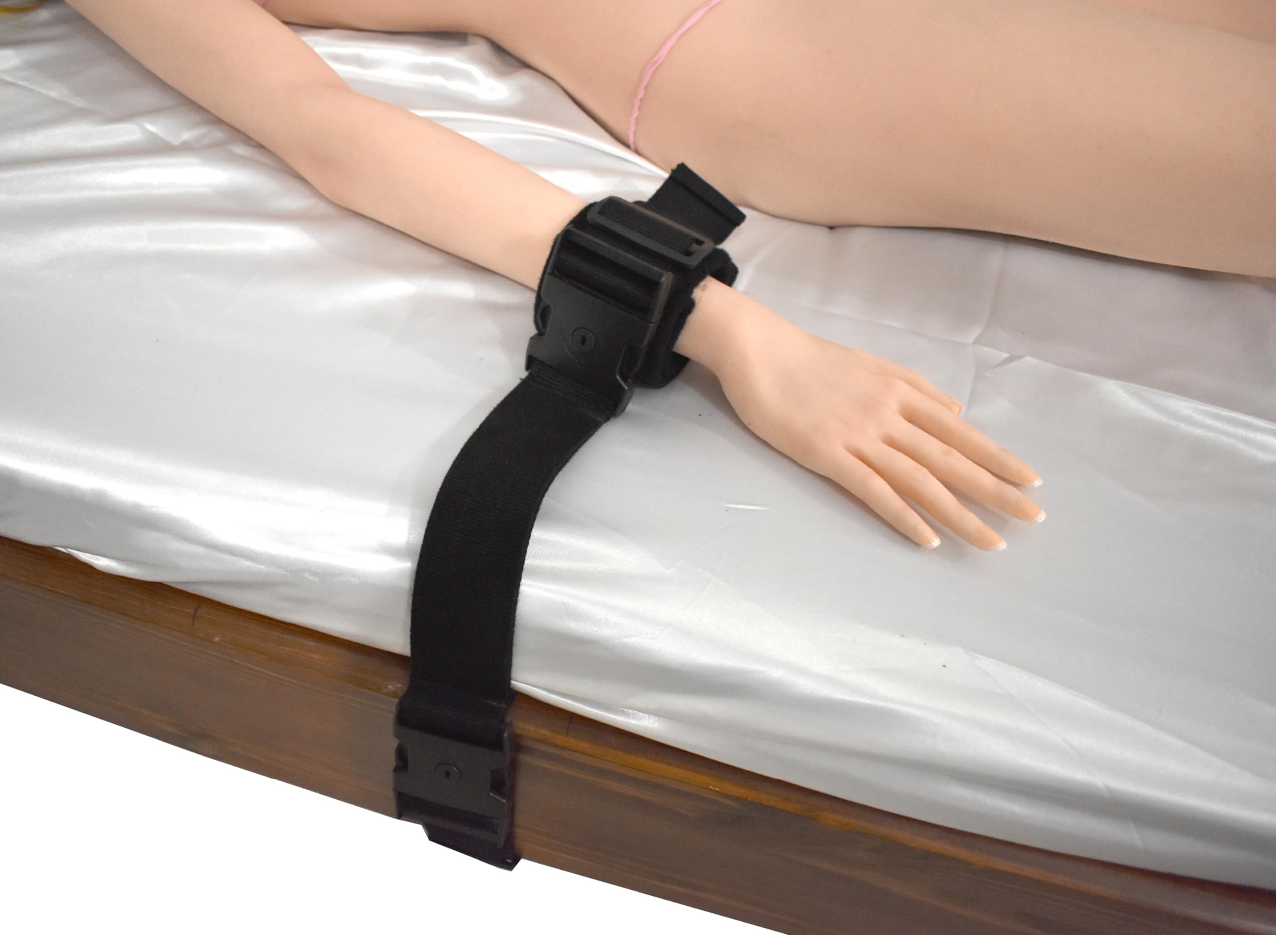 Menottes BDSM verrouillables – set entraves de clinique avec clé