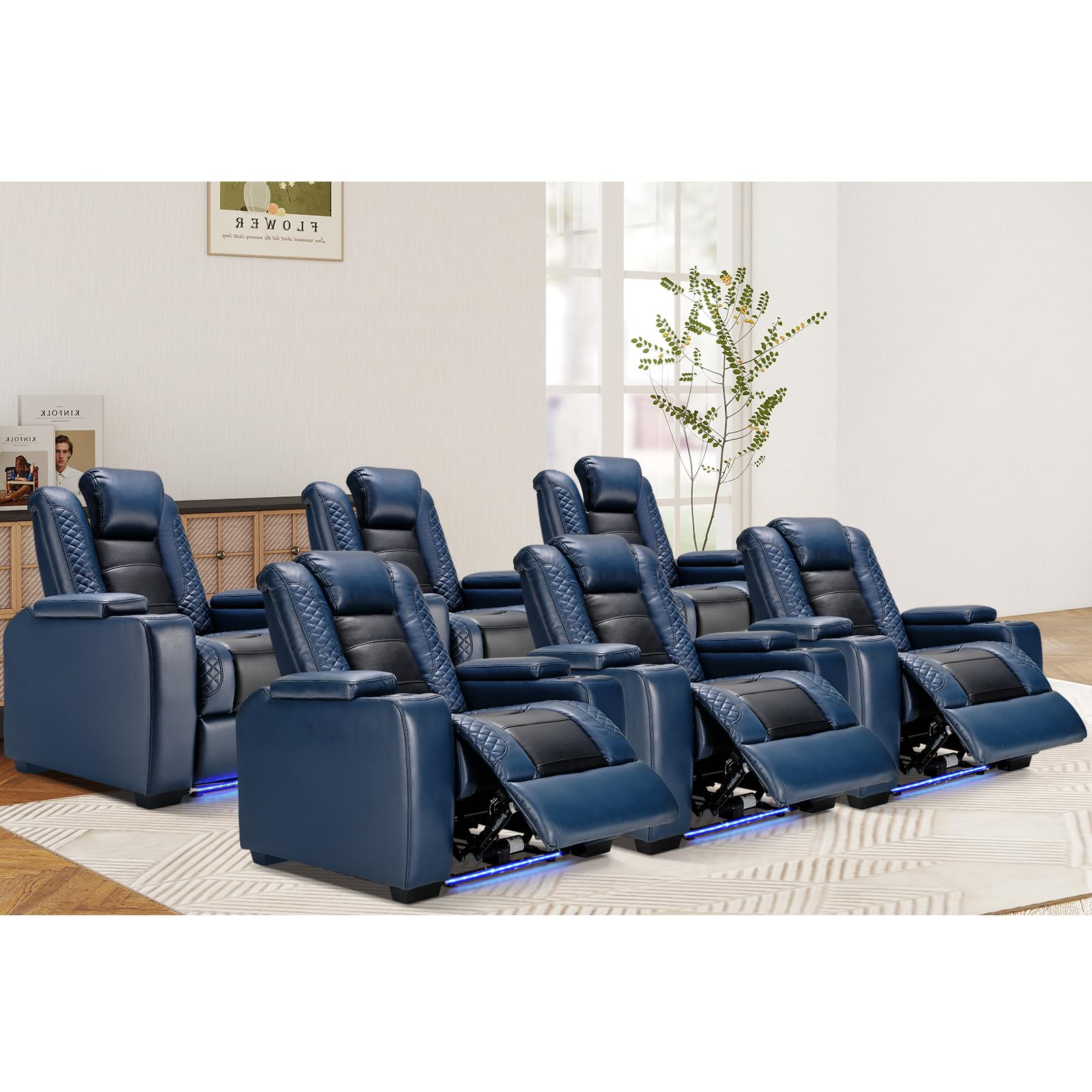 ANJ Power Recliner Set of 6
