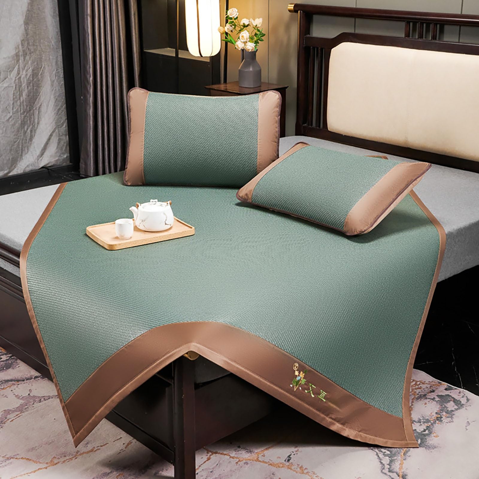 Tapis rafraîchissant d'été pour un sommeil paisible et réparateur en chambre