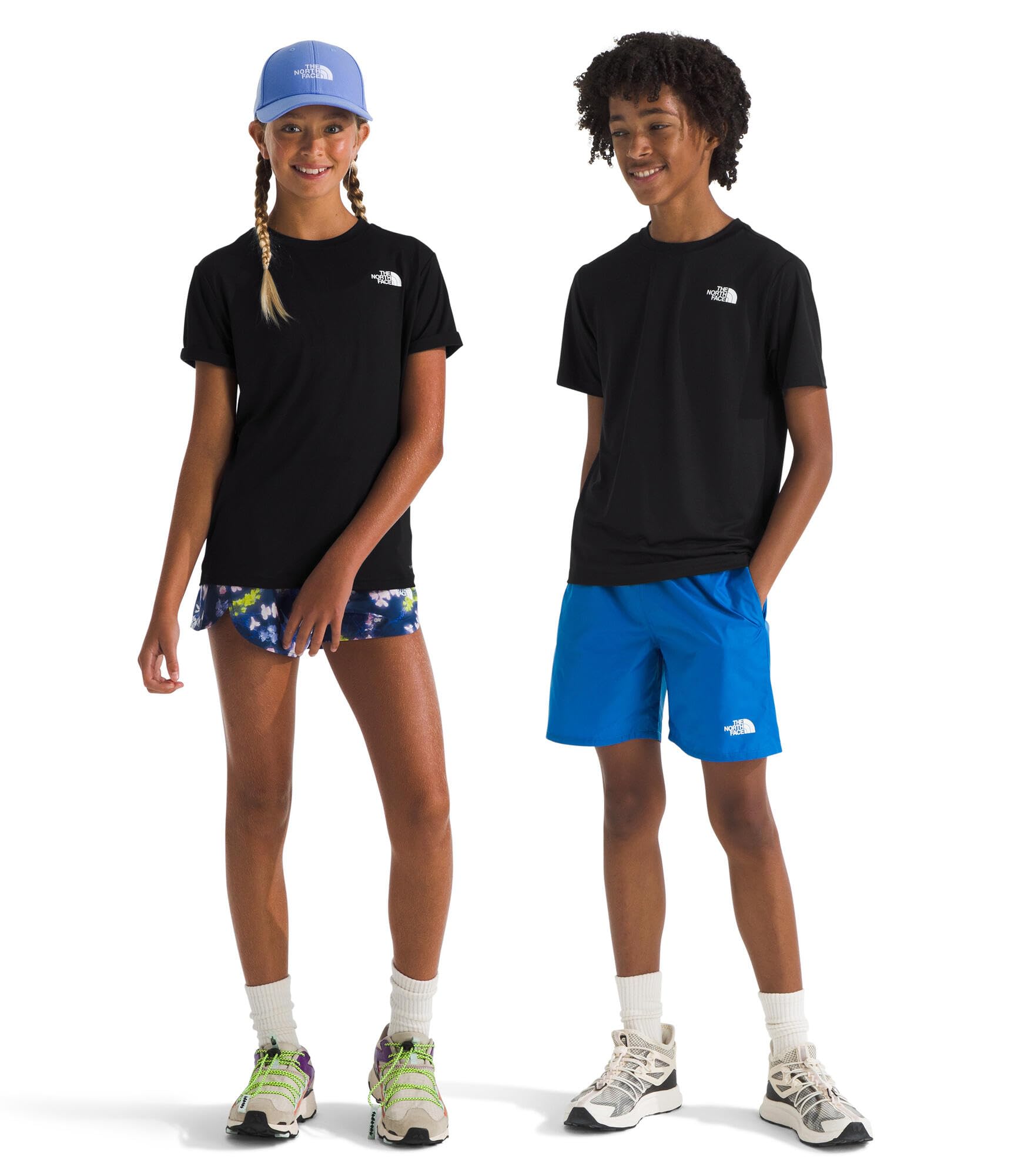 The North Face Teen New 24/7 S/S Tee T-Shirt Unisex - Bambini e Ragazzi (Pacco da 1)