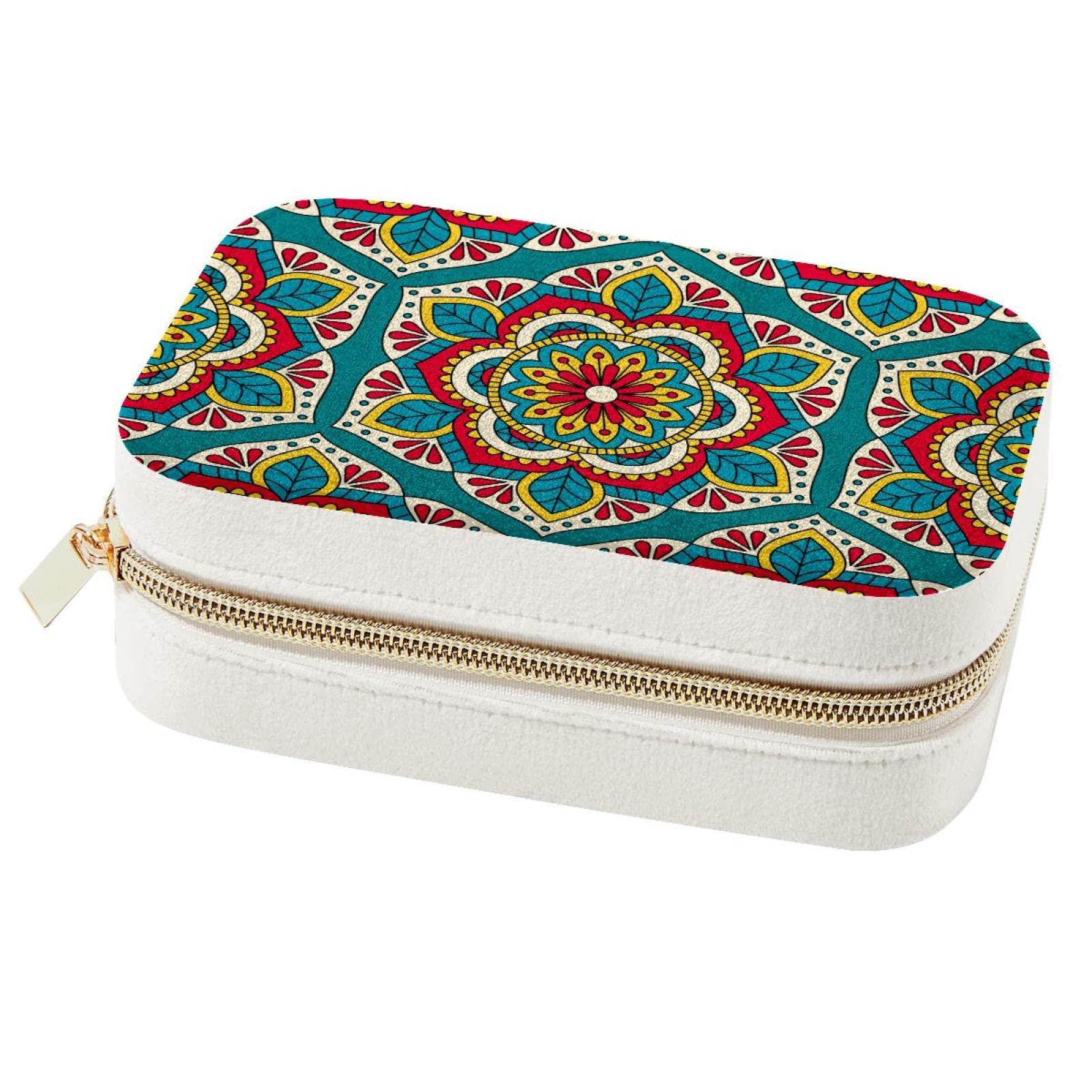 Organisateur de bijoux de voyage psychanalytique bleu pour vos vacances