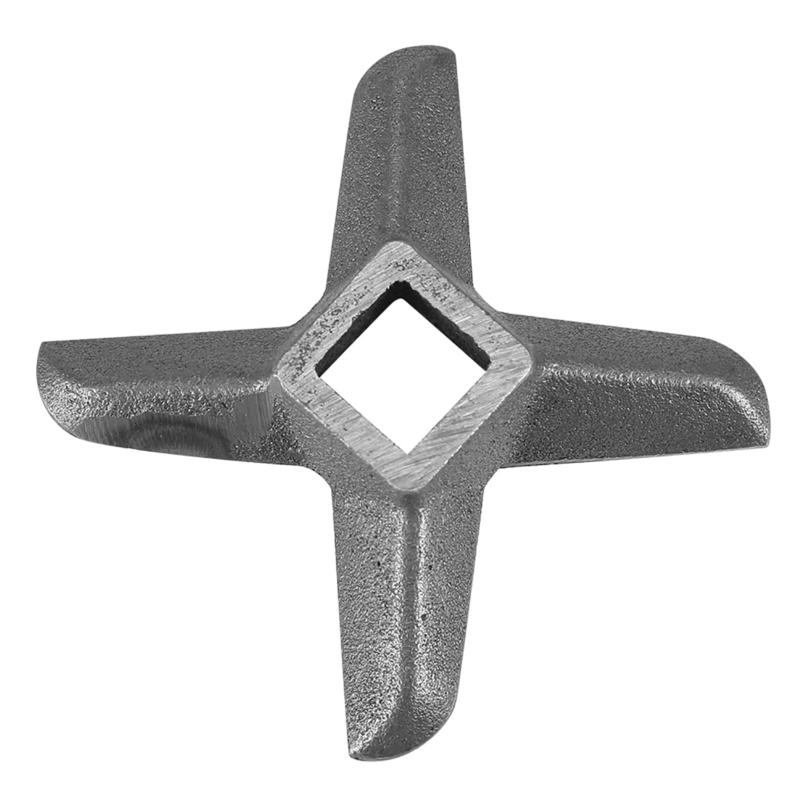 Cocoarm Cuchilla para Picadora de Carne de Acero en Forma de Cruz, Pieza de Repuesto para Batidora de Pie, Picado Rápido y Eficiente, Adecuada para Salchichas Caseras (N° 32)