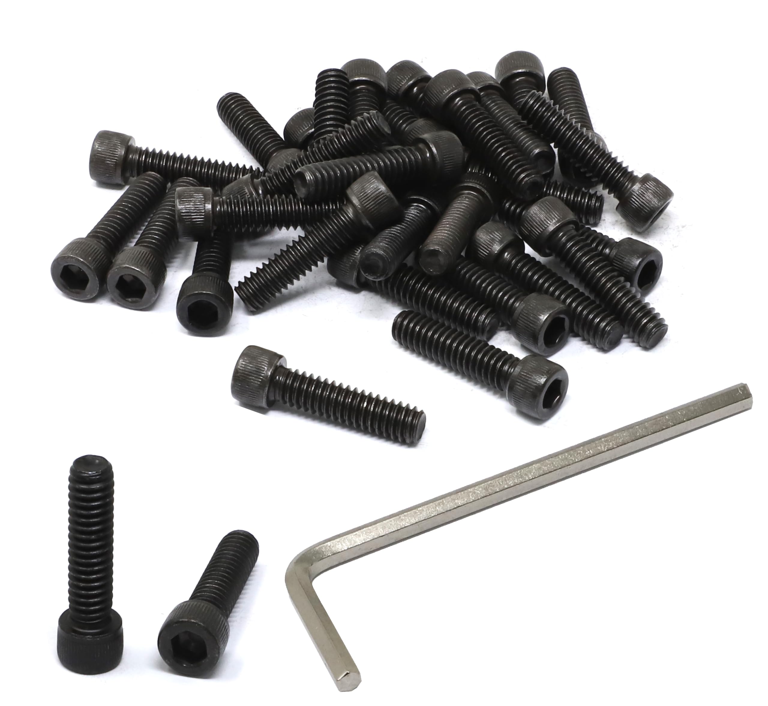⭐︎SHOHEBX⭐︎ iexcell 25 Pcs 1/4-20 x 1 Alloy Steel 12.9 Grade Hex Socket Head