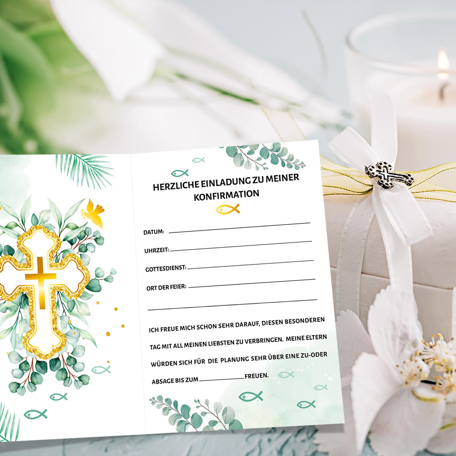 Younikat Dv129 Lot De 20 Cartes D'invitation Pour Counion Avec