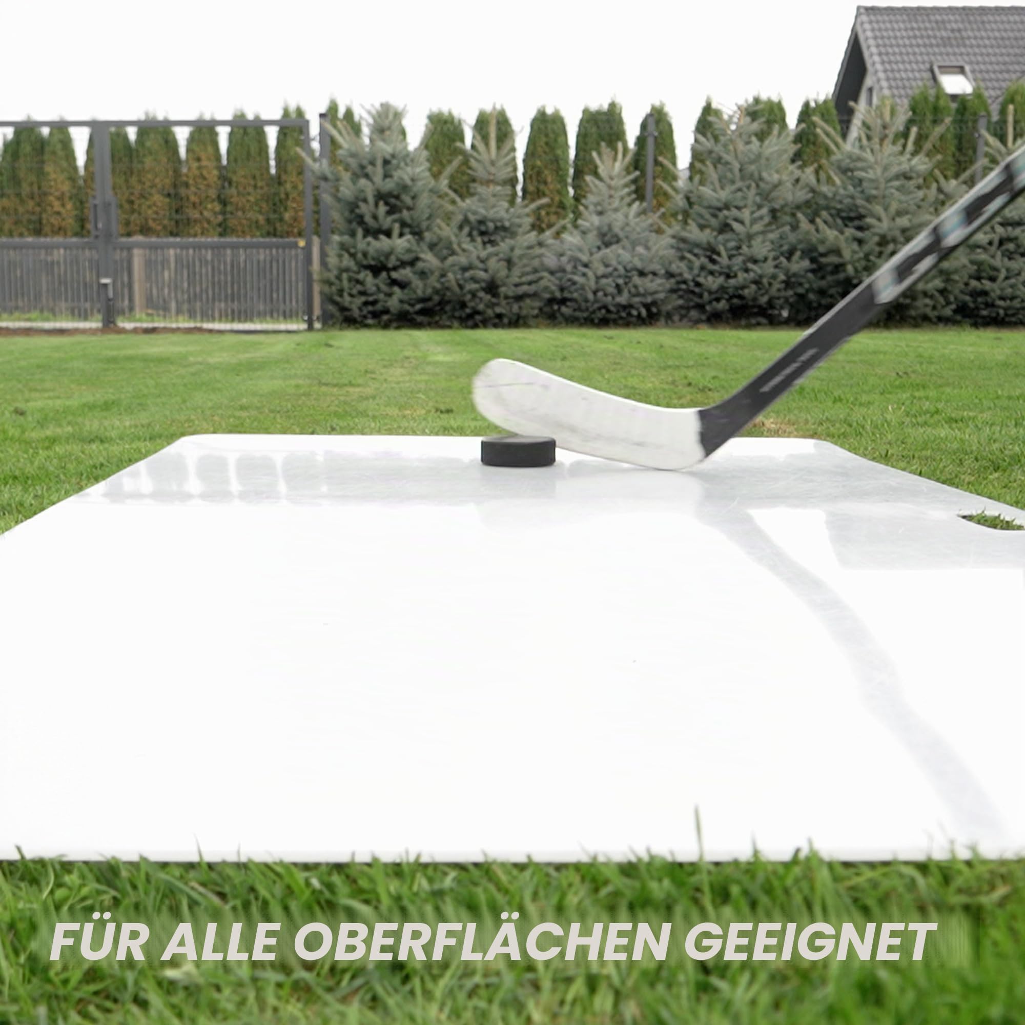 Hockey Revolution My Shoot Pad - Eishockey Schläger Trainingsplatte für On Off-Ice Training - Eishockey Spielzeug mit Griff - Simuliert Eisgefühl - Puck Eishockey Übung von Profis getestet (740x1500)