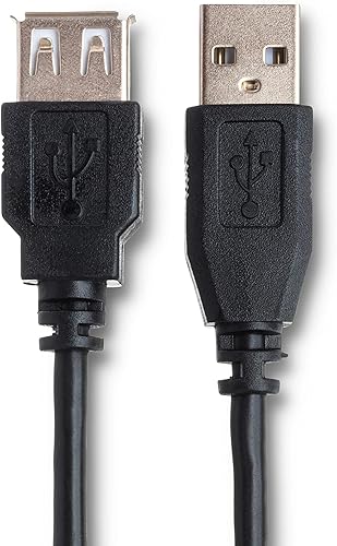 Miniatura 3 de Hosa Cable de extensión USB de alta velocidad USB-210AF tipo A a tipo A, 10 pies
