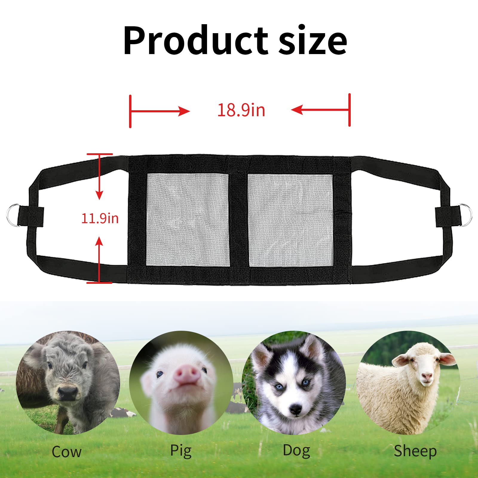 Lamb Sling for Weighing Animals, Calf Scale Hanging Weight Scale Sling, Assist Sling Hang Scale for Weighing Lamb Baby Alpaca Newborn Livestock
