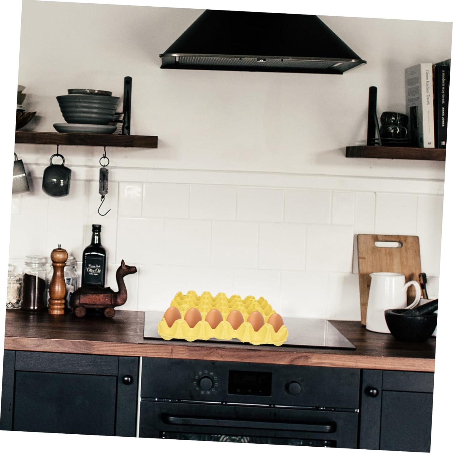 Alipis 5pcs Egg Flats Egg Slots Paper Pulp Trays Storage for Refrigerator Kitchen Gadgets