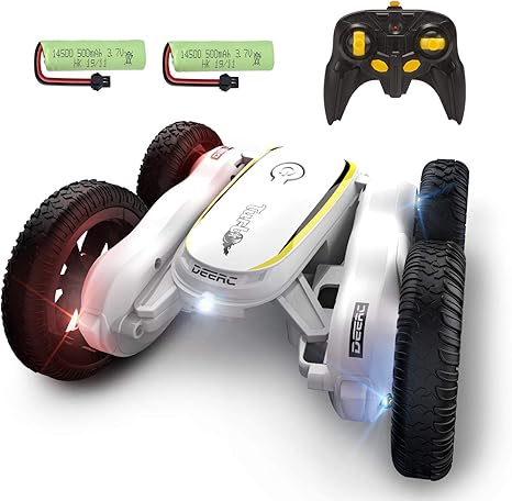 Amazon Deerc ラジコンカー Rcカー スタントカー こども向け 室内 360度回転 両面走行 ジャンプ 車おもちゃ オフロード リモコンカー バッテリー2個付き 50分間走れ 2 4ghz無線操作 おもちゃ 贈り物 日本国内認証済み De38 ラジコン ドローン 通販
