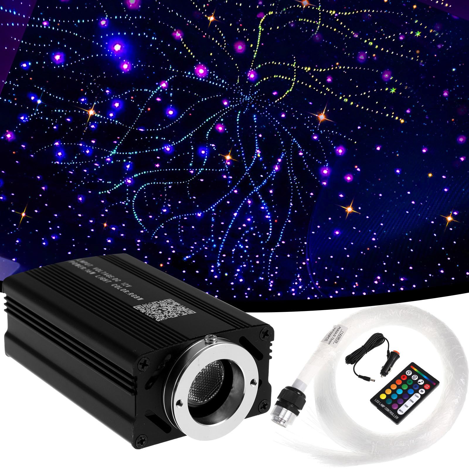 Kit de luces de techo interior para coche Uonlytech para decoración del techo del automóvil 8