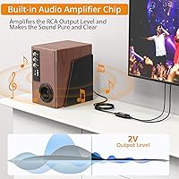 Vista 3 de Neoteck Convertidor DAC de 192 kHz 7 pies/6.9 ft Cable óptico a RCA SPDIF a RCA Convertidor digital a analógico para televisores HDTV