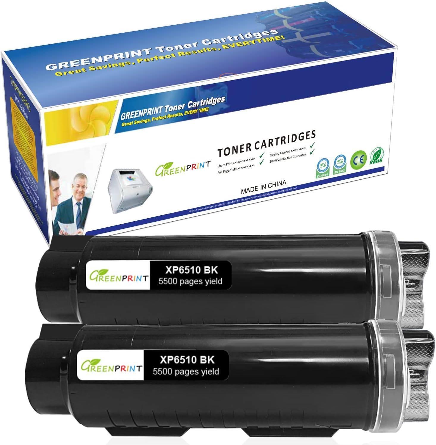 Produktbild von 3er-Pack Europcart Toner Für Xerox Phaser 6510 & WC 6515 – Cyan, Magenta, Gelb – Günstig & Top!