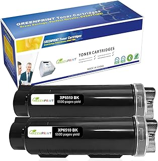 GREENPRINT Compatible Toner Cartridges 6510 6515【Extra High Yield】 5500 Pages 2 Black for Xerox Phaser 6510n 6510dn 6510dni 6510dnm WorkCentre 6515n 6515dn 6515dni 6515dnm Printer