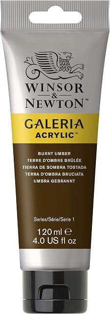 Winsor & Newton 120ml Galeria Acrylic Paint - Burnt Umber