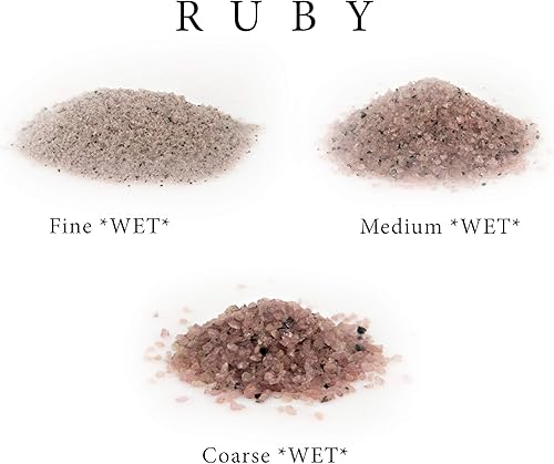 Miniatura 6 de World of Wood Ruby Pure - Piedra de incrustación triturada perfecta para incrustaciones de madera, joyas, arte y más (consistencia media) (12 oz (14