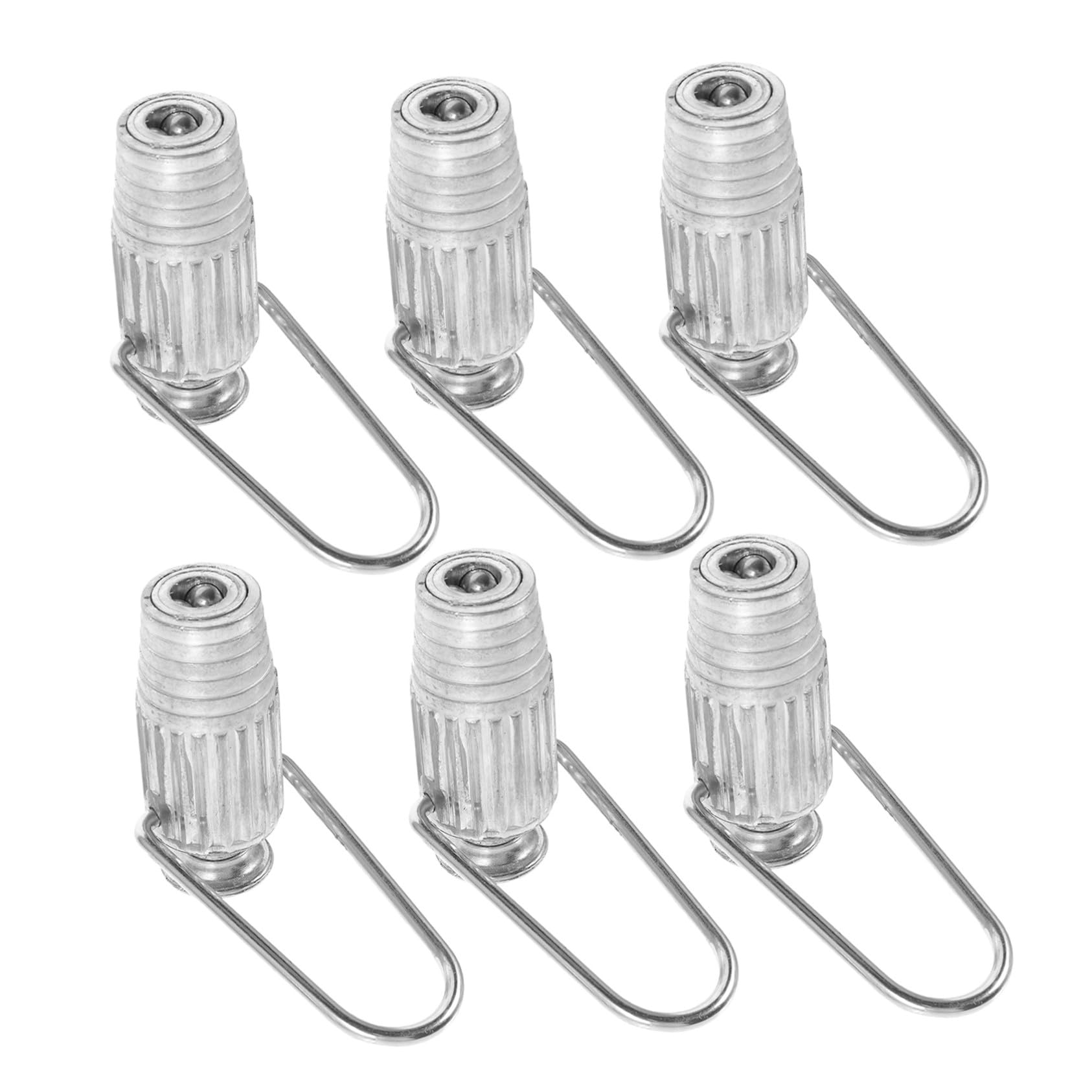 Toyvian 6 Stück Wäscheleine Strahlung Haushaltswaren Silver