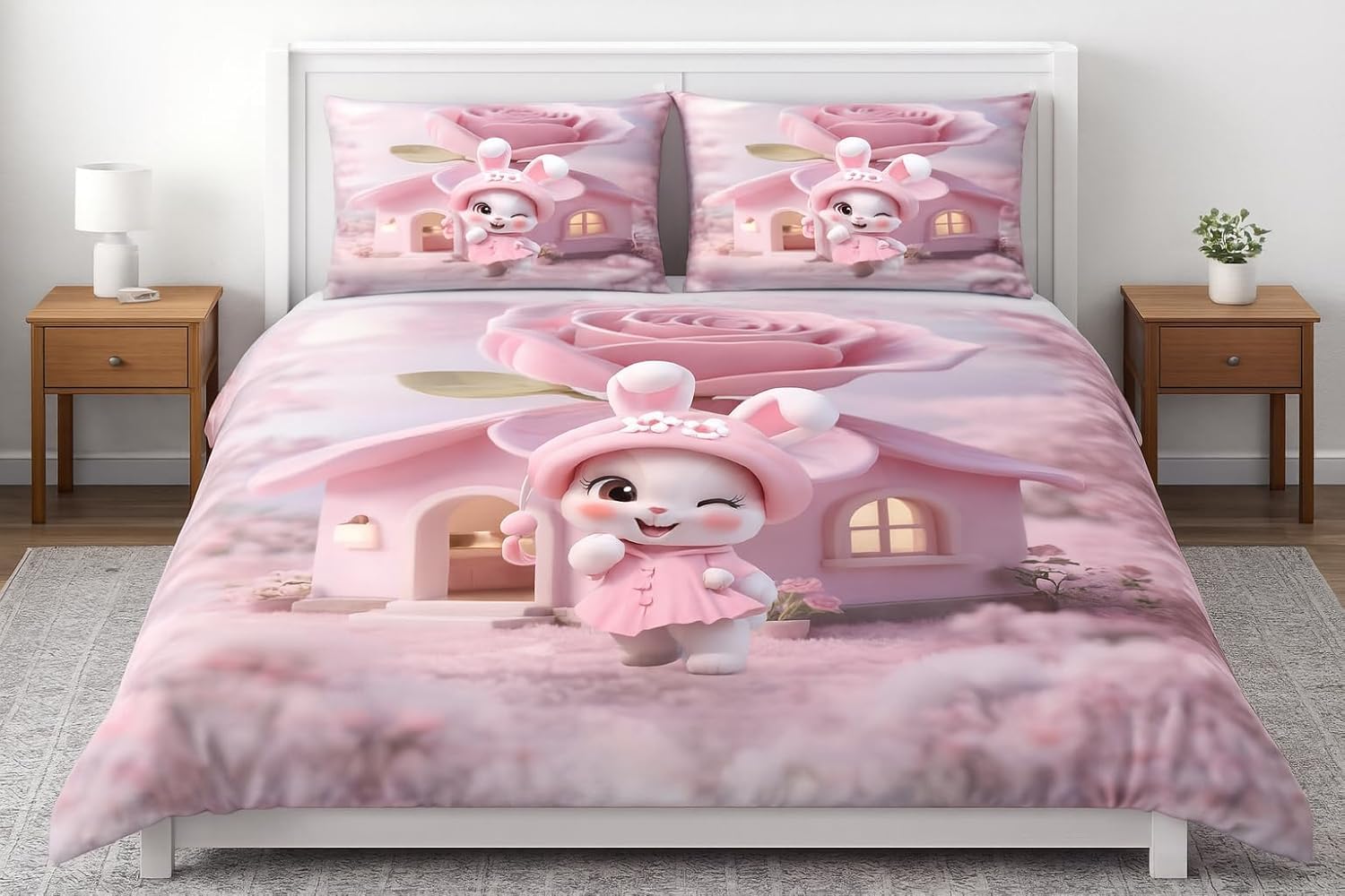 Premium Croche King Bedsheet - 7D Cotton -17