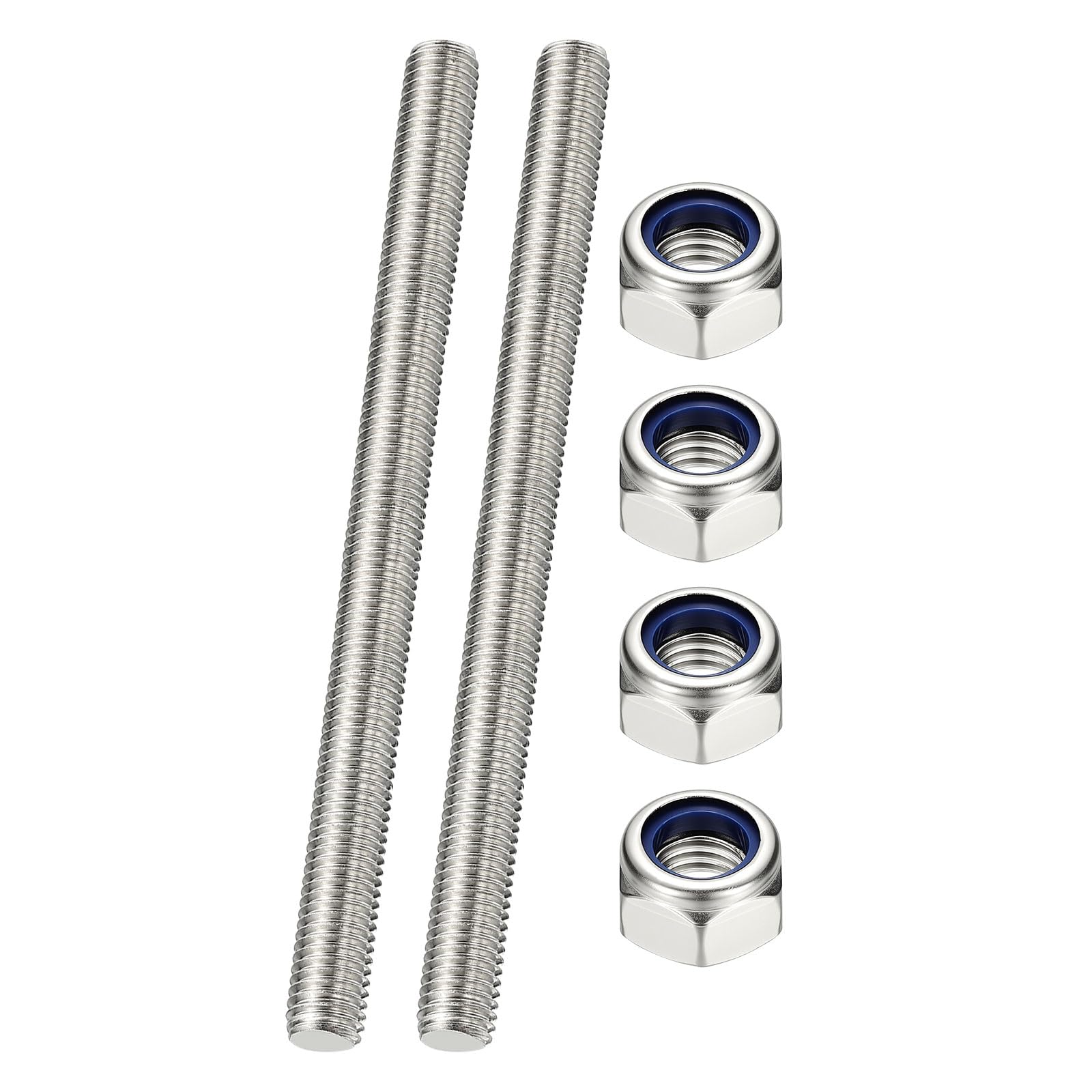 PATIKIL 2 Pcs Fully Threaded Rod