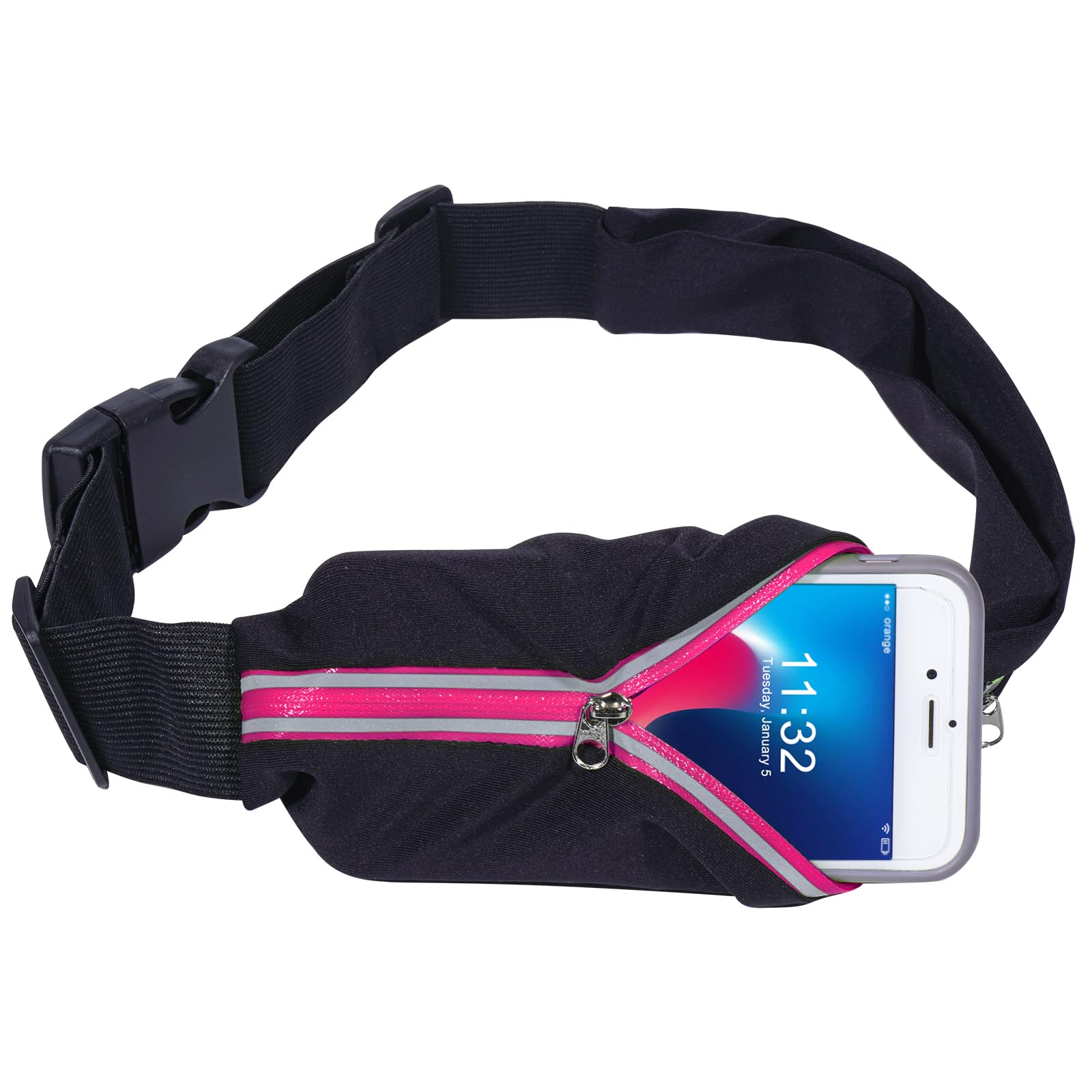 Ceinture de course pour homme et femme, NA-1 Rose, Large, Ceinture de course