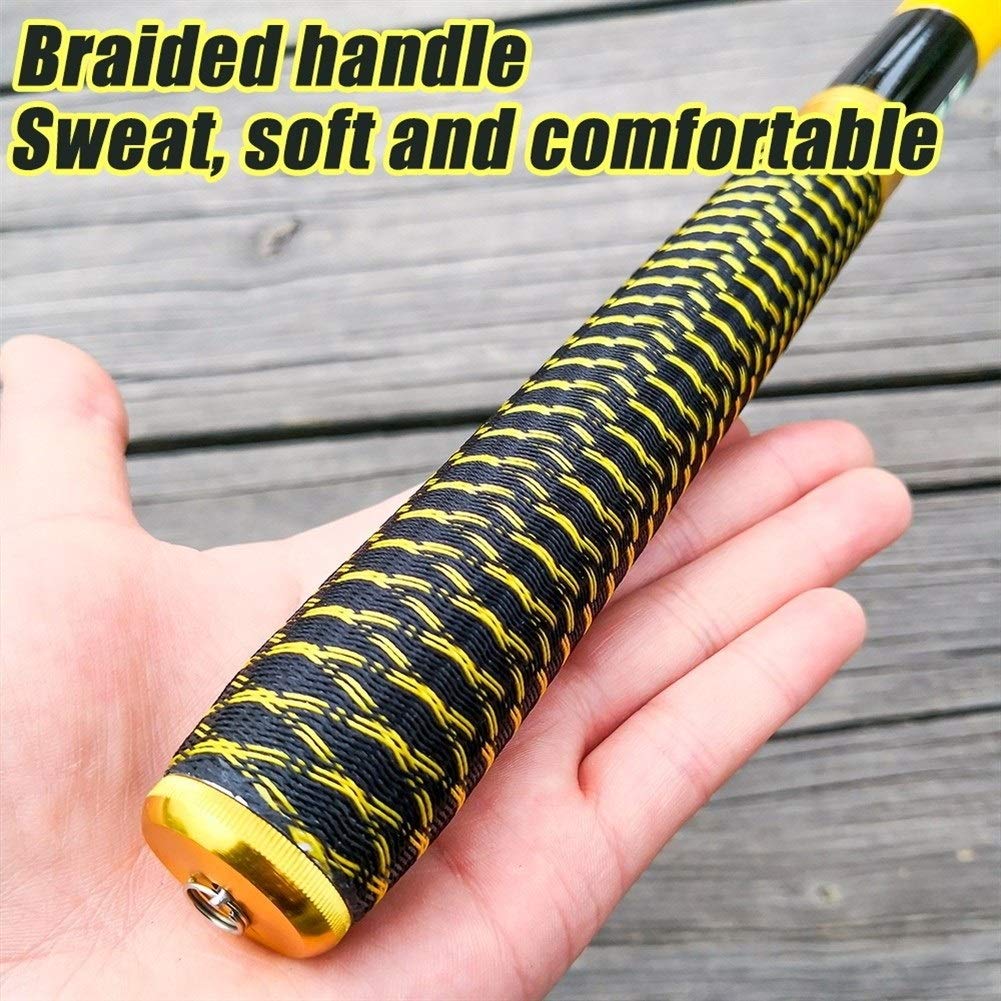 Canna da pesca ad alto tenore di carbonio 3.6 4.5 7.2 Metri flusso mano Pole Carbon Fiber Casting telescopica for la pesca canne Pesce Tackle