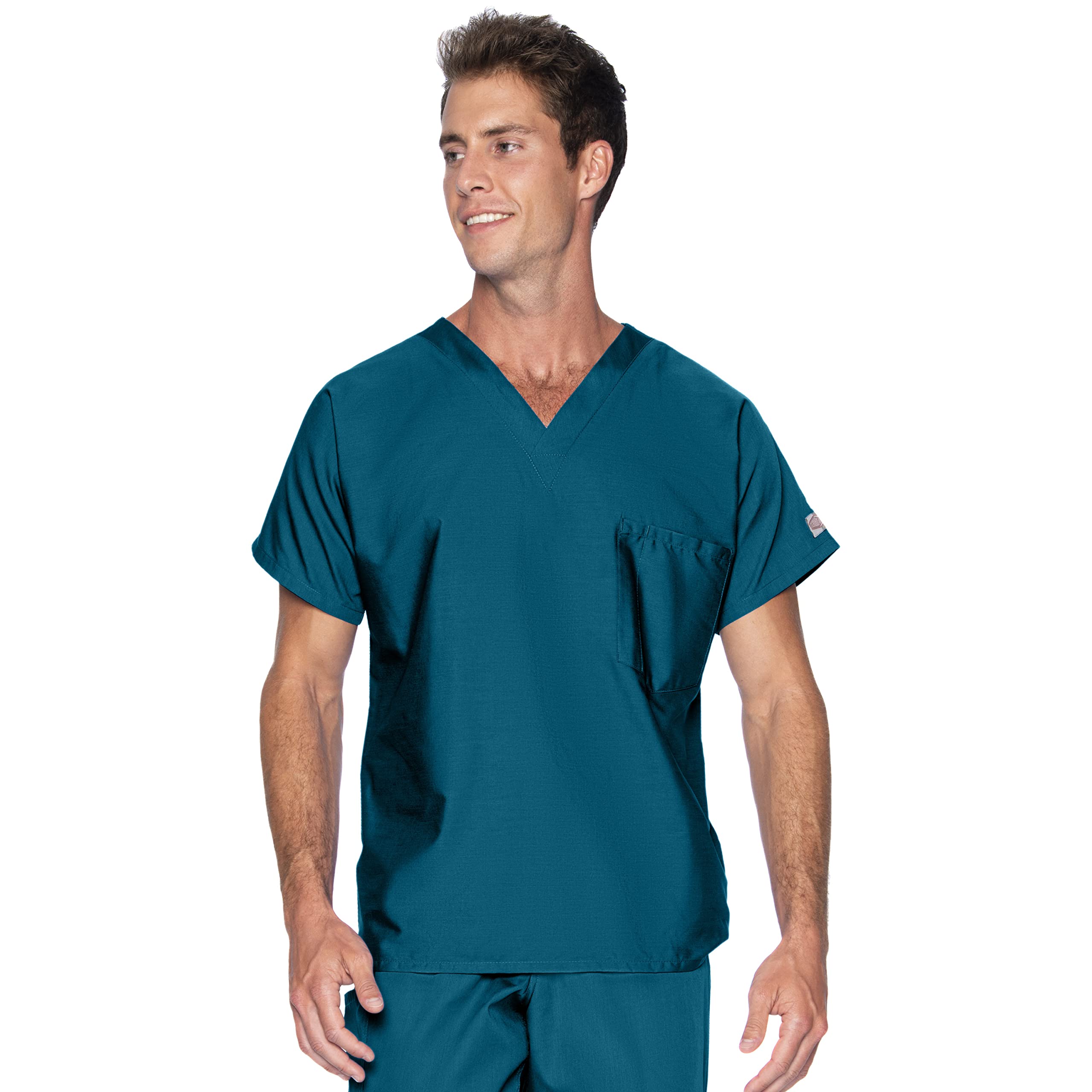 Women's Zone Unisex Relaxed Fit 1-Pocket V-Neck Scrub Top 71221