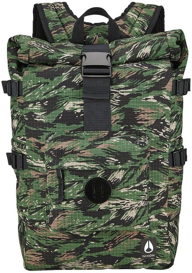 Nixon Swamis II Rolltop Backpack Tiger Camo Casual Daypacks