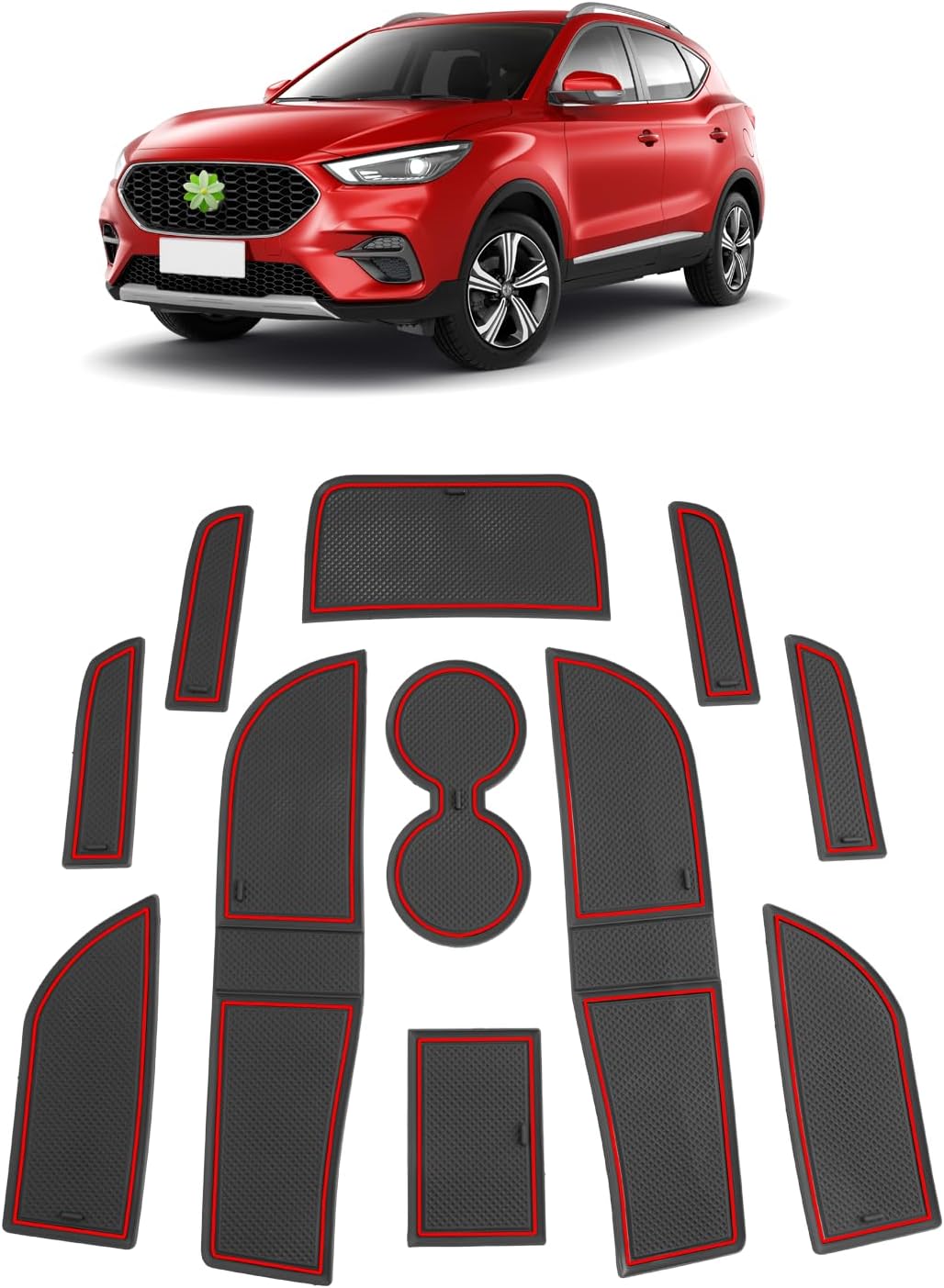 Ruiya Compatible with MG ZS EV Facelift 20212024 2025 Car Rubber Mats