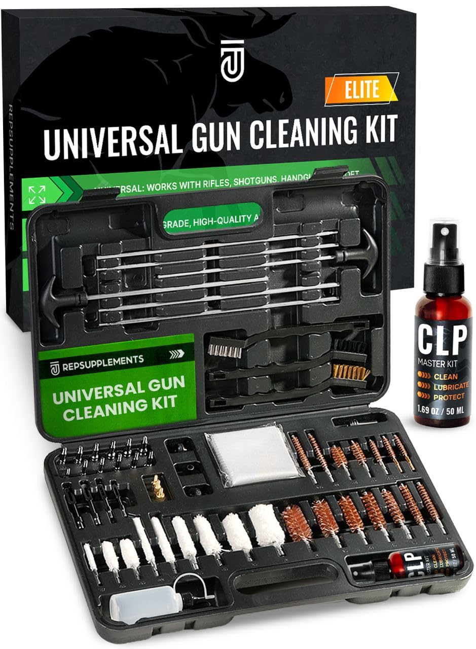 Universal Gun Cleaning Kit for All Guns - Portable Gun Cleaning Kits for Handguns and Rif…