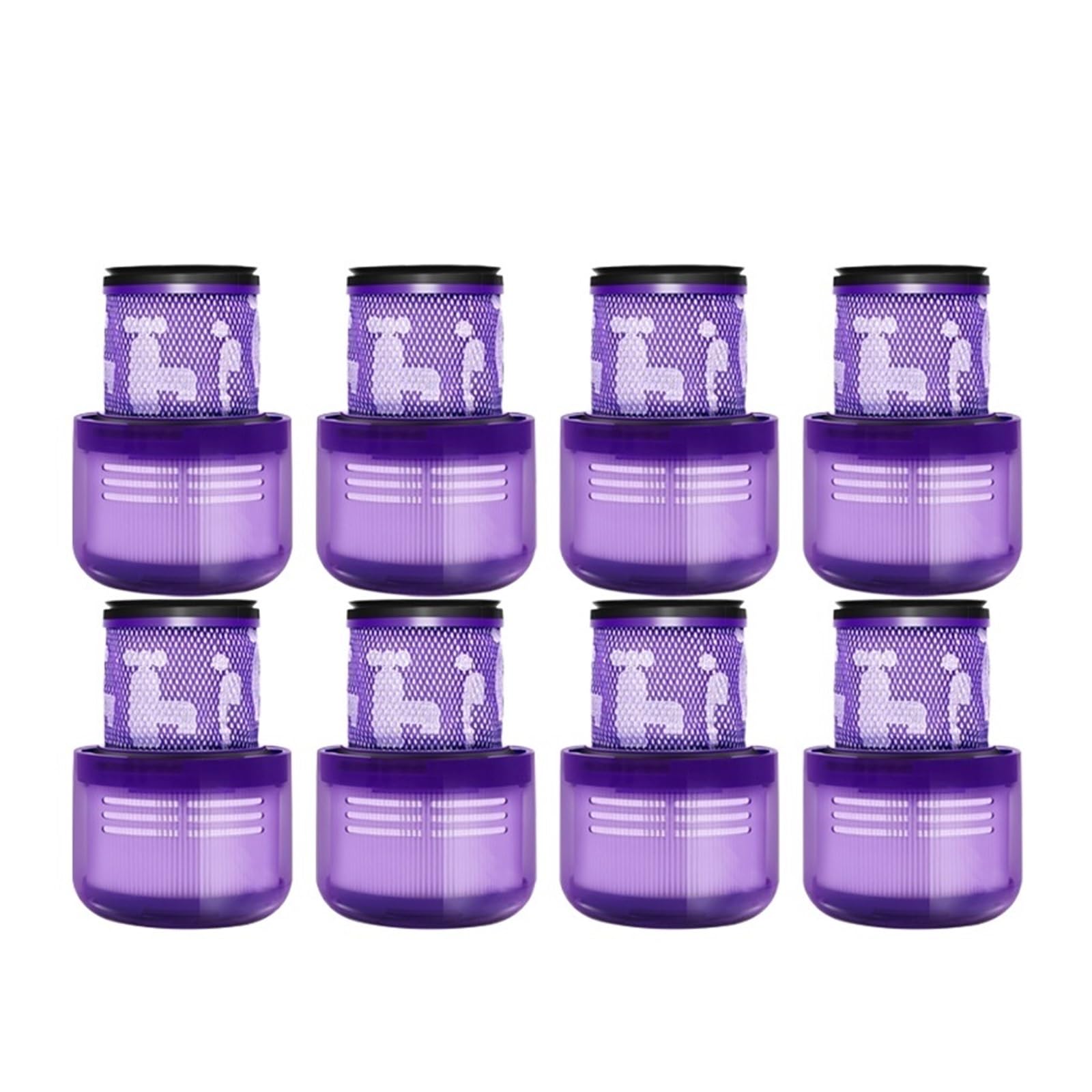 , Compatible con Dyson V11 Animal / V11 Torque Drive / V15 Detect Accessories, Compatible con Dyson, Repuestos de aspiradora con filtro ciclónico(8pcs)
