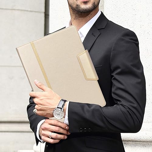 Miniatura 7 de Toplive- Cartera portadocumentos carpeta para conferencias organizador de documentos empresariales ejecutivo con tamaño carta tamaño A4