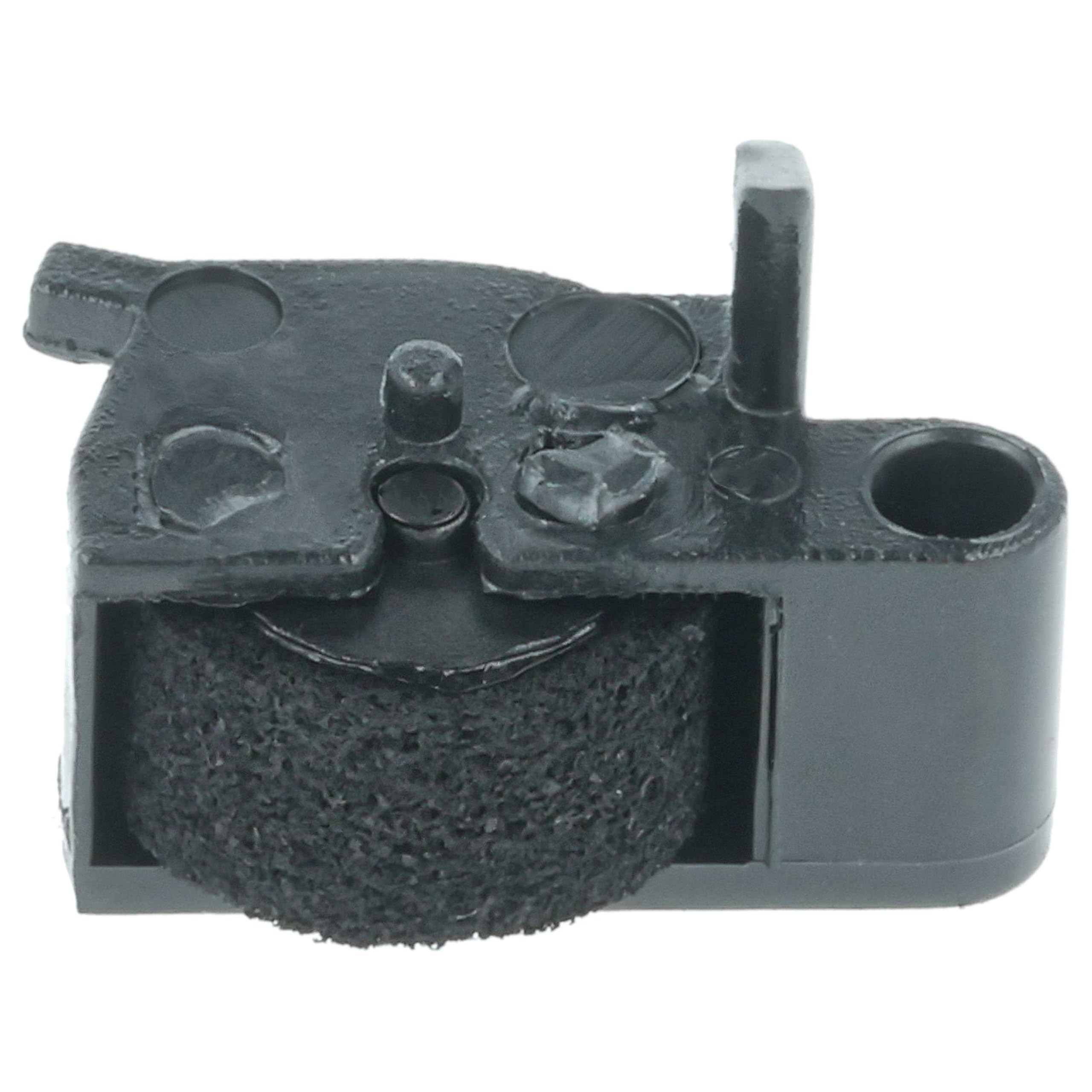 vhbw 5X Rouleaux d'encre Noir Compatible avec Sharp EL-1607P, EL-1801C, EL-1195H Calculatrice imprimante, Caisse enregistreuse