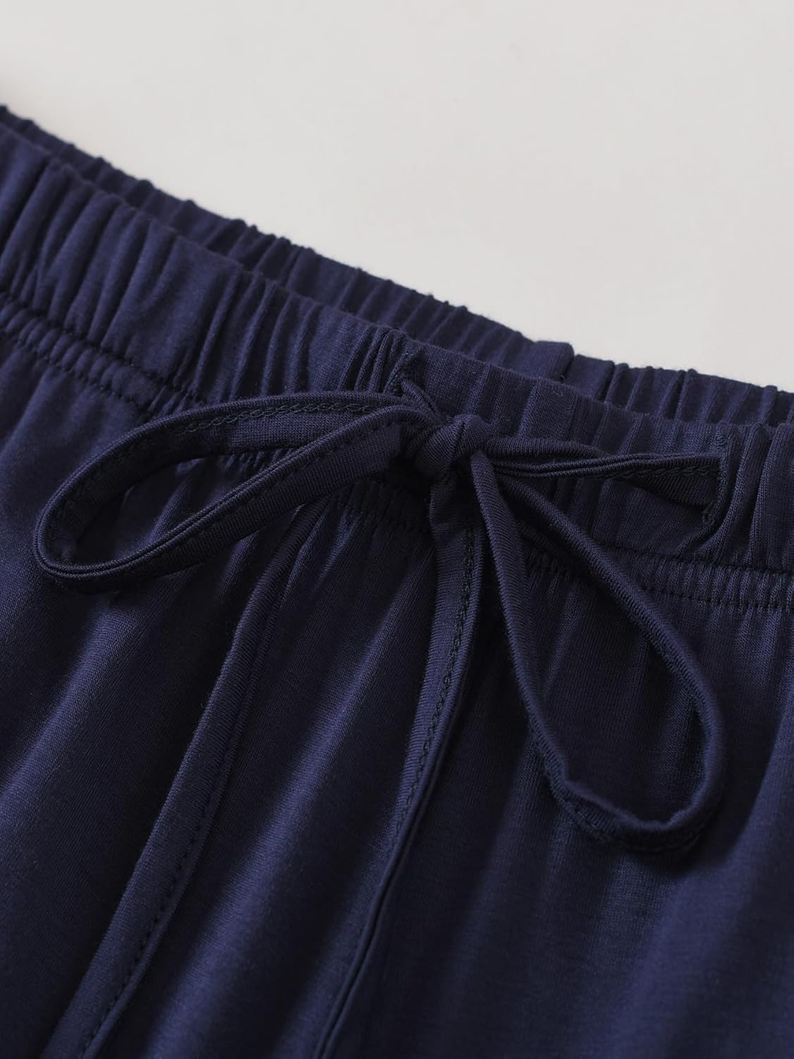 Women's Petite Oversized Lounge Set Petite Length Wide Leg Pants