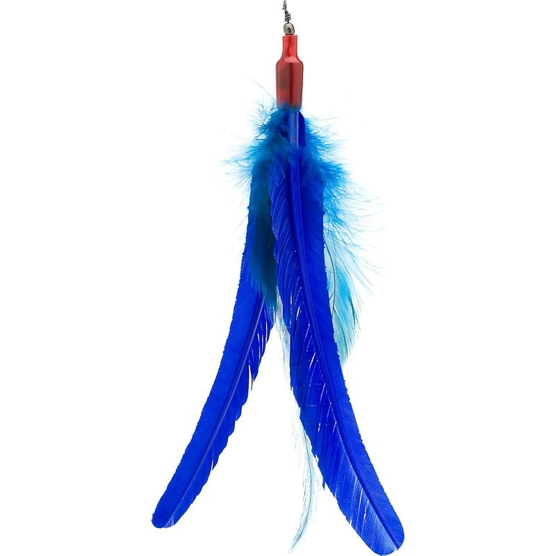 Refil de Penas de Peru para Brinquedo Interativo de Gatos GoCat Da Bird, Pacote com 6