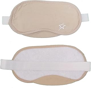 قناع وغطاء للعين ملون للنوم والسفر