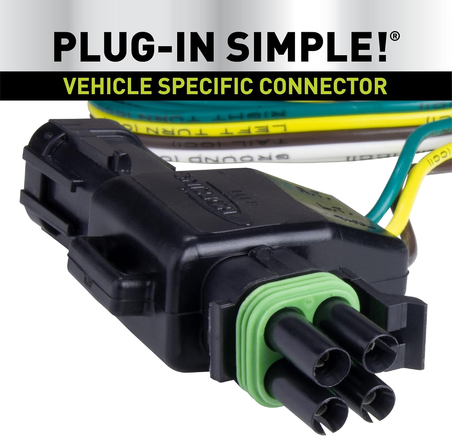 Hopkins Towing Solutions 41115 Plug-In Simple CHEVROLET / GMC Vehicle Specific Kit, Compatible With Chevrolet, GMC and ISUZU Selected Models (Please Verify VEHICLE APPLICATION)